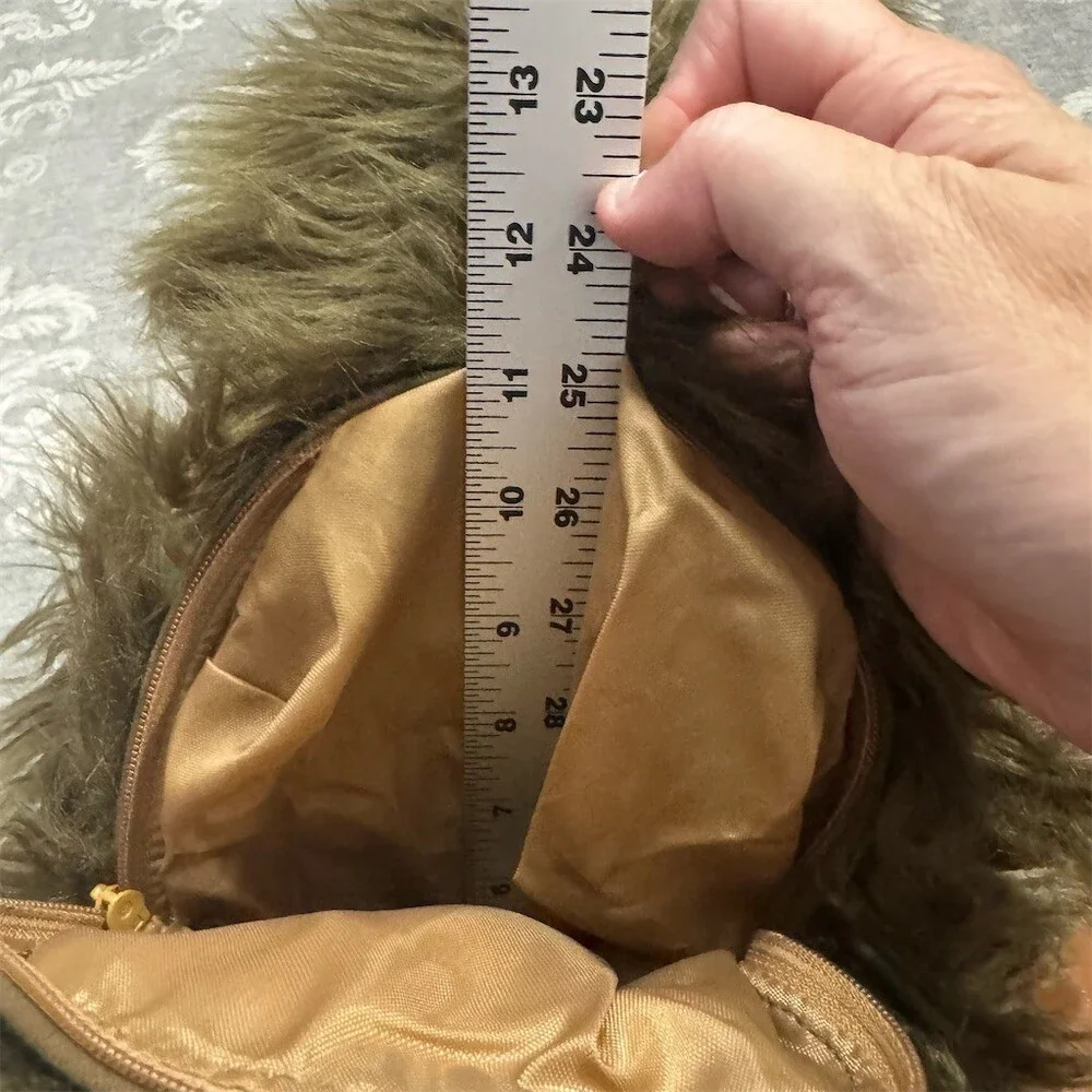 Disney Chewbacca Plush Backpack Full Body Furry Bag Bandolier Strap